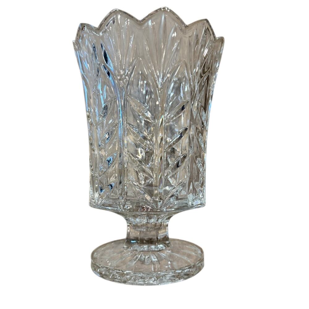 FIFTH AVENUE CRYSTAL Hurricane Tea Light Candle Holder
